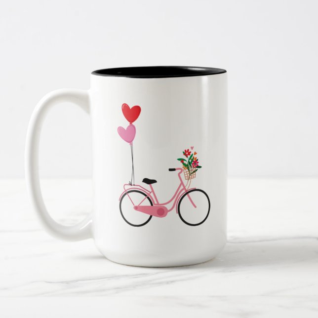 Taza Bicolor Mug - Bicicleta (Izquierda)