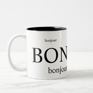 Taza Bicolor Mug/BONJOUR