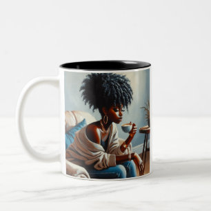Taza Bicolor Mug "Brewtiful Bliss"