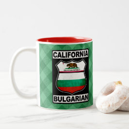 Taza Bicolor Mug búlgaro-estadounidense de California