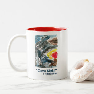 Taza Bicolor Mug "Camp Night"