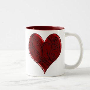 Taza Bicolor Mug cardíaca contaminada