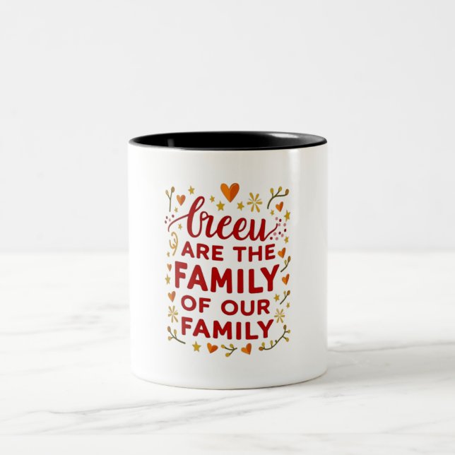 Taza Bicolor Mug cardíaco familiar (Centro)