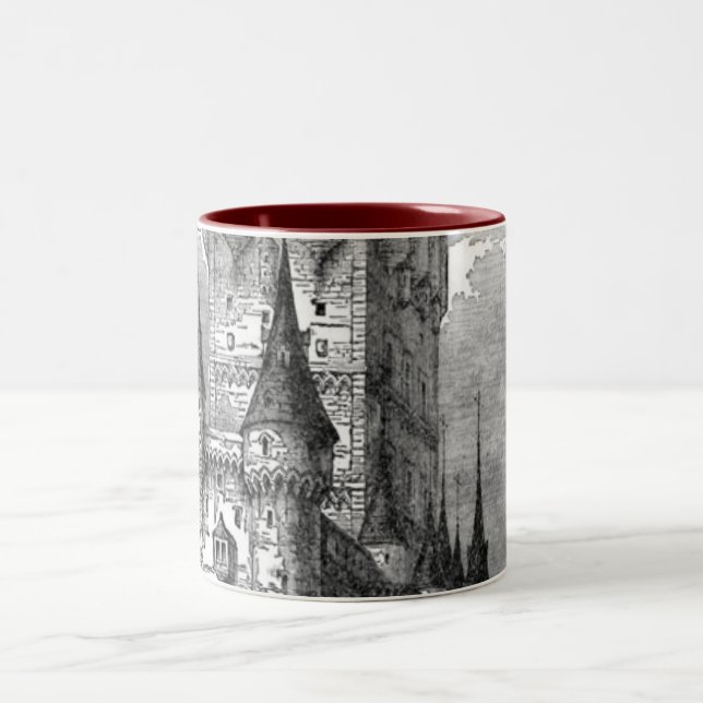 Taza Bicolor Mug castillo medieval (Centro)