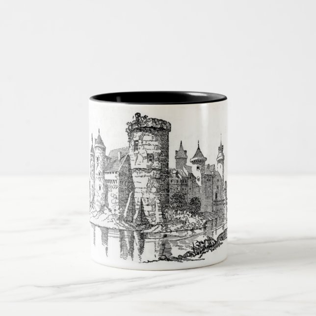 Taza Bicolor Mug castillo medieval (Centro)