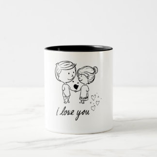 Taza Bicolor Mug cerámica clásica, elegante y cotidiana esencia