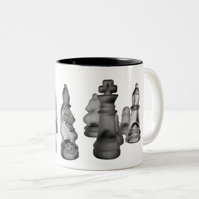 Taza Bicolor Mug Chess (Anverso derecho)