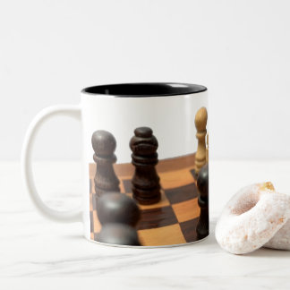 Taza Bicolor Mug Chess de dos tonos