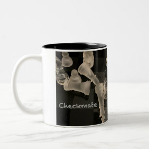 Taza Bicolor Mug Chess Reclectable