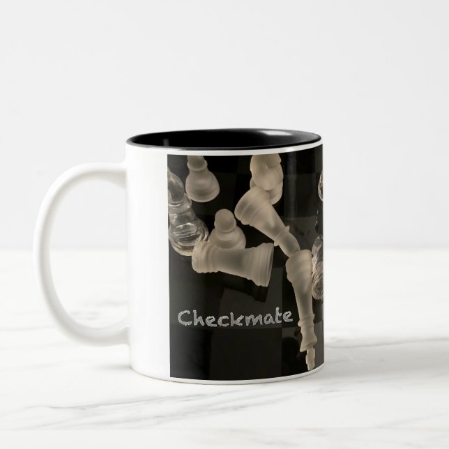 Taza Bicolor Mug Chess Reclectable (Izquierda)