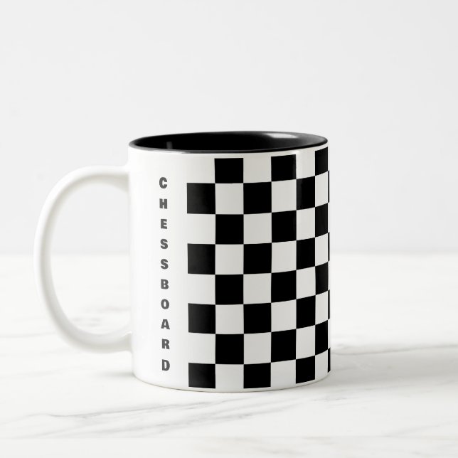 Taza Bicolor Mug Chess Reclectable (Izquierda)