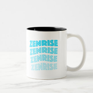 Taza Bicolor Mug con el logotipo de Cyan Zenrise edición limita