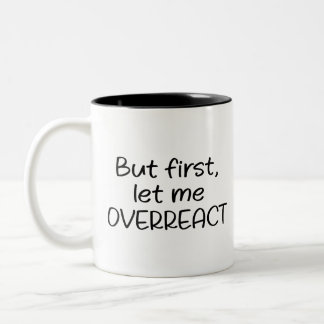 Taza Bicolor Mug con exageración divertida