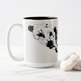 Taza Bicolor Mug /Dalmatian