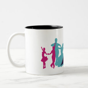 Taza Bicolor Mug Dancing