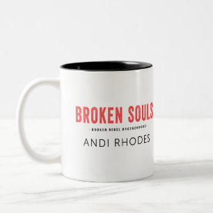 Taza Bicolor Mug. de almas rotas
