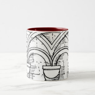 Taza Bicolor Mug de arquitectura medieval