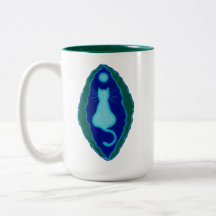 Mug de arte de Yoni, diosa de Pussy Kat