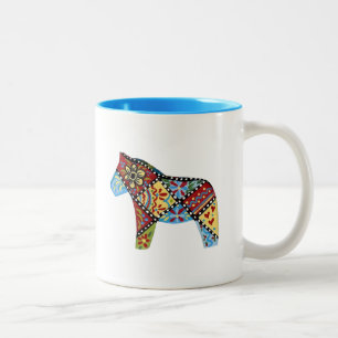 Taza Bicolor Mug de arte popular