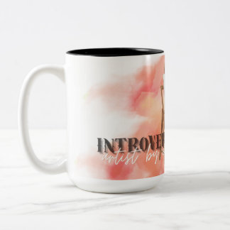 Taza Bicolor Mug de artistas introvertidos
