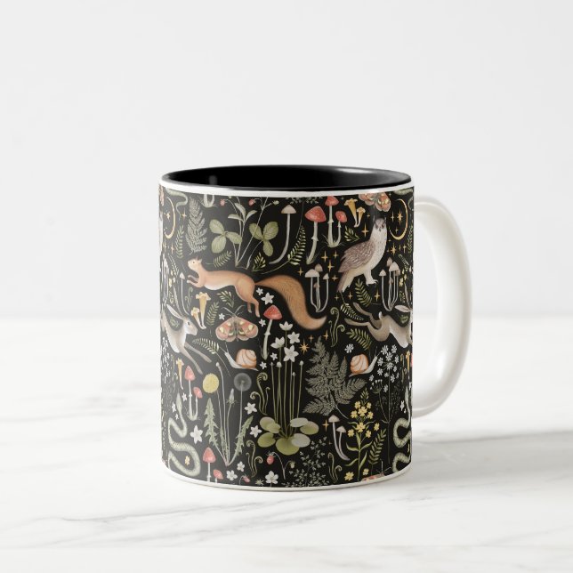 Taza Bicolor Mug de bosque oscuro (Anverso derecho)