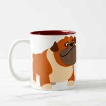 Mug de Bulldog inglés lindo