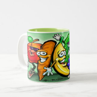Taza Bicolor Mug de café con dos tonos arcoiris