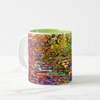 Taza Bicolor Mug De Café De Dos Tonos