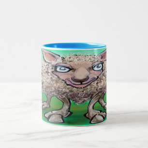 Taza Bicolor Mug De Café De Dos Tonos De Oveja