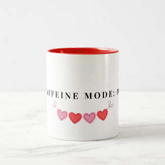 Taza Bicolor Mug de café del corazón - Motivación matutina agra