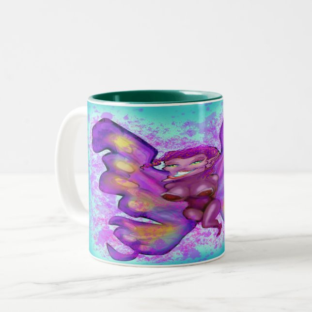 Taza Bicolor Mug De Café Pixie De Dos Tonos (Anverso izquierdo)