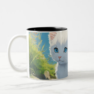 Taza Bicolor Mug de cerámica clásica: perfecto para el café, el