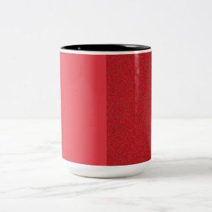 Taza Bicolor Mug de cerámica de espiga roja de tomate - Persona