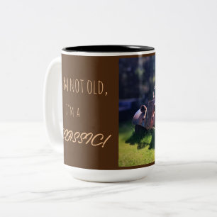 Taza Bicolor Mug. de coches de época clásica