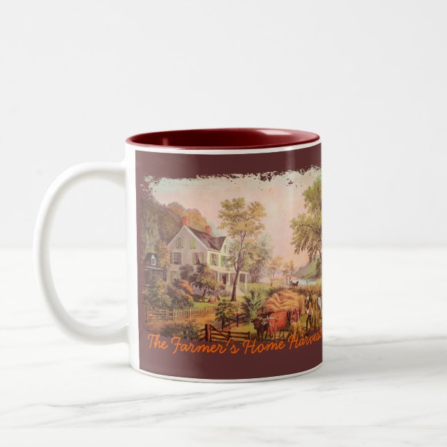 Taza Bicolor Mug de cosecha casera de granjeros (Izquierda)