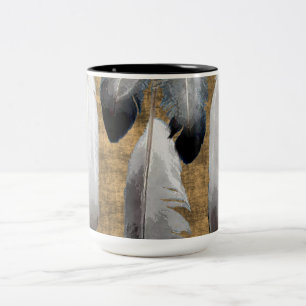 Taza Bicolor Mug de diseñador de diseños nativos americanos de