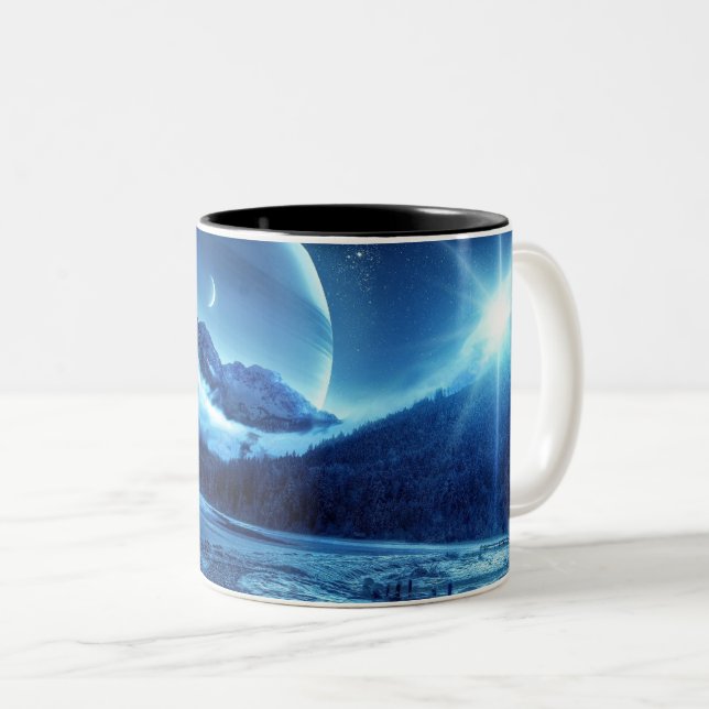 Taza Bicolor Mug De Dos Tonos (Anverso derecho)