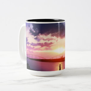 Taza Bicolor Mug De Dos Tonos