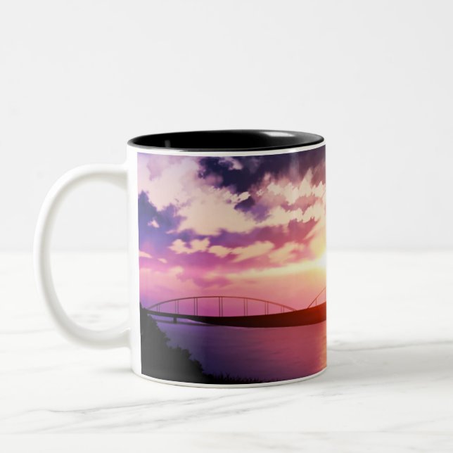 Taza Bicolor Mug De Dos Tonos (Izquierda)