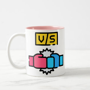Taza Bicolor Mug De Dos Tonos