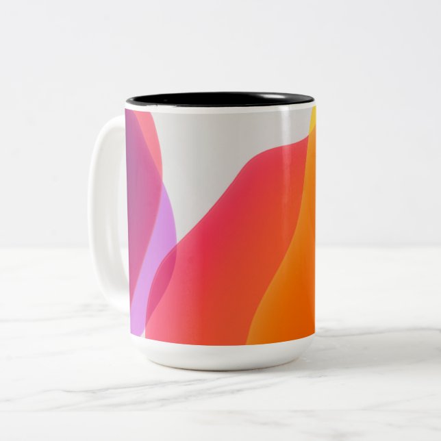 Taza Bicolor Mug De Dos Tonos (Anverso izquierdo)
