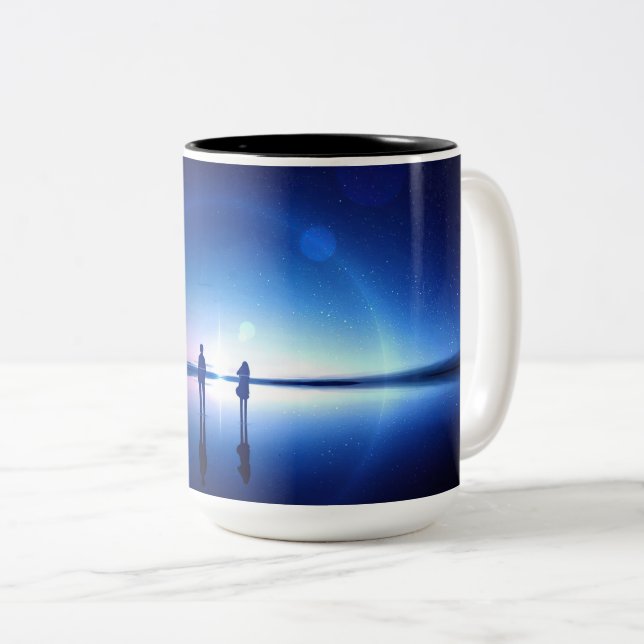 Taza Bicolor Mug De Dos Tonos (Anverso derecho)