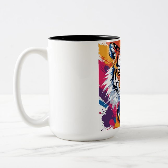 Taza Bicolor Mug de dos tonos, 15 oz (Izquierda)