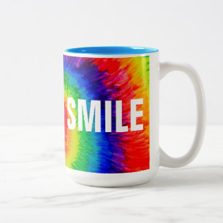Taza Bicolor Mug de dos tonos de arcoiris delgado, de 15 oz