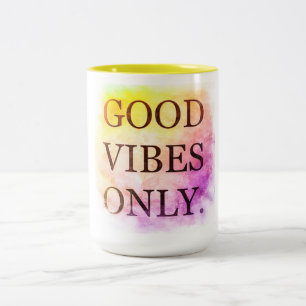 Taza Bicolor Mug de dos tonos de buena vibración de 15 oz