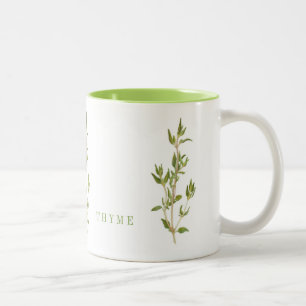 Taza Bicolor Mug De Dos Tonos FRESCA THYME Lime