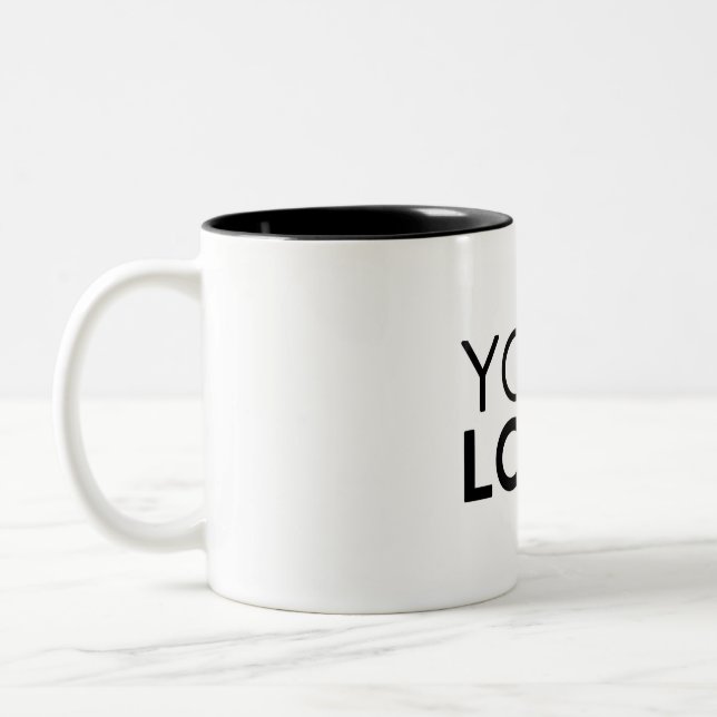 Taza Bicolor Mug de dos tonos - Negro (Izquierda)