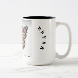 TAZA BICOLOR MUG DE DOS TONOS .O
