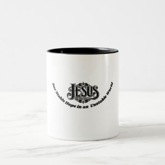 Taza Bicolor Mug de esperanza estable de Jesús