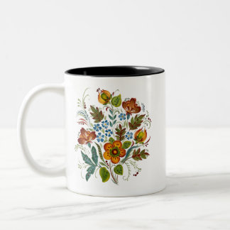 Taza Bicolor Mug de estilo ucraniano